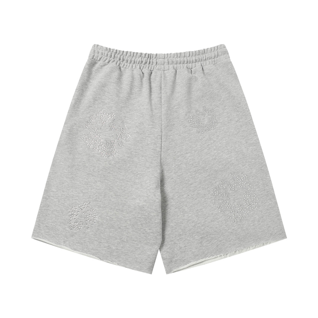 Denim Tears Cotton Wreath Sweatshorts Grey/Silver