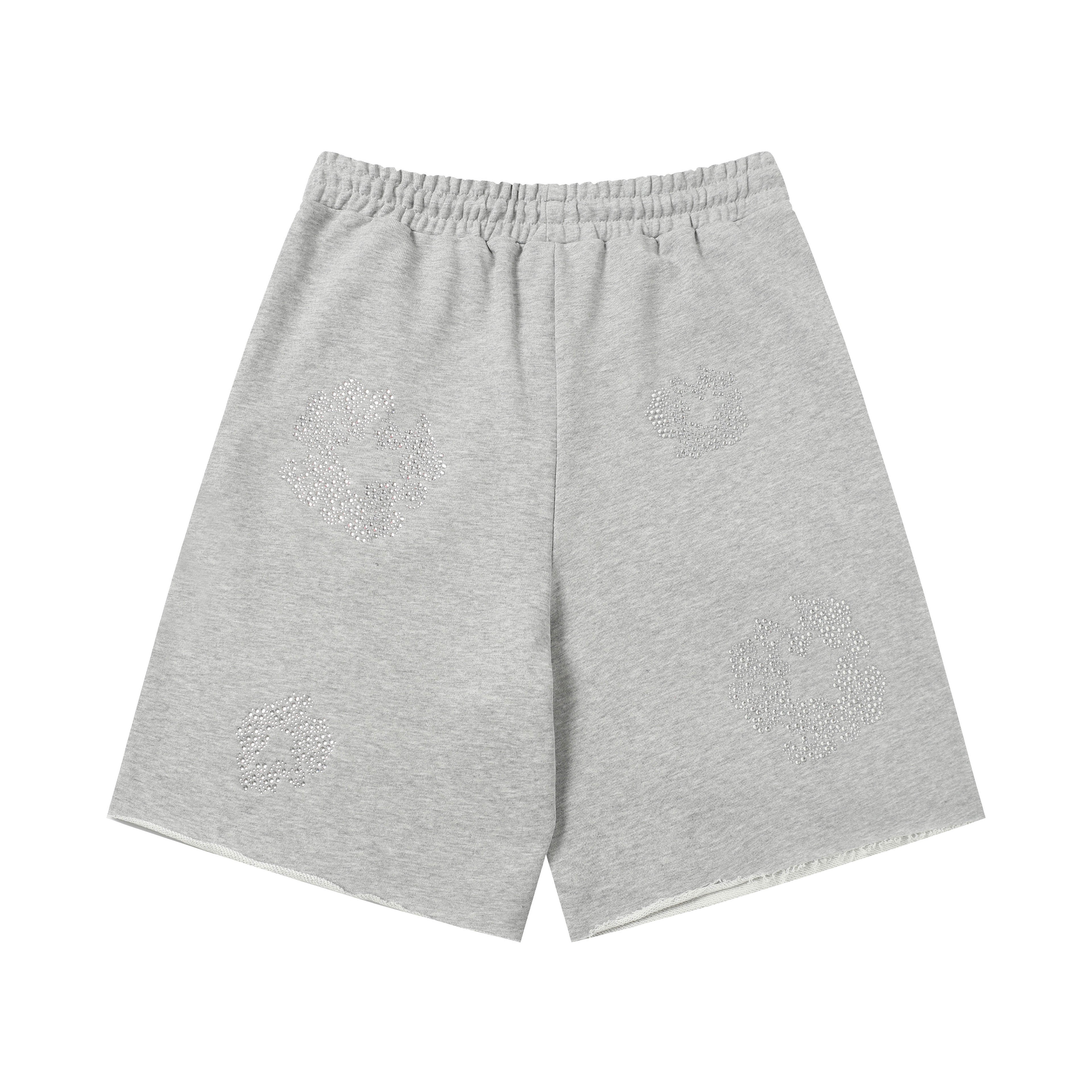 Denim Tears Cotton Wreath Sweatshorts Grey/Silver