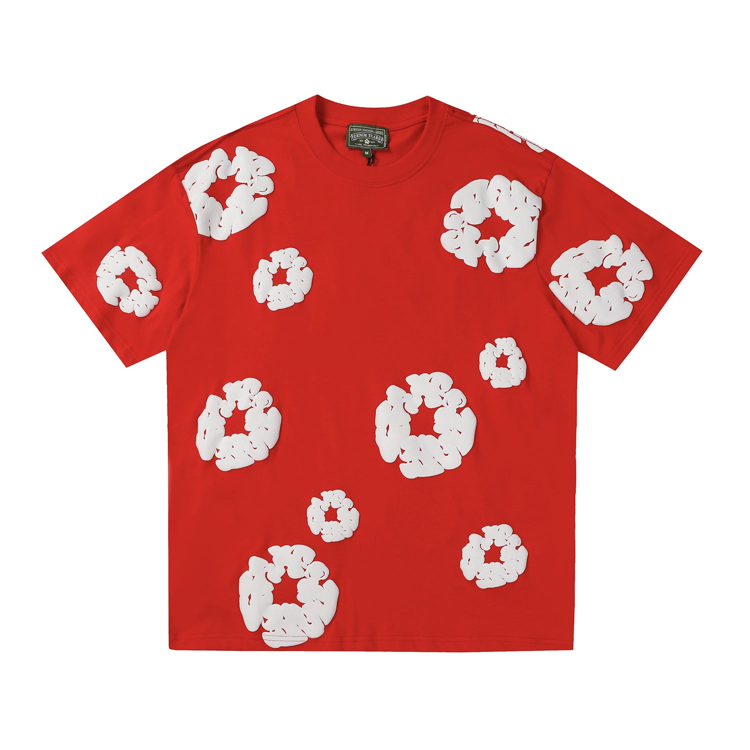 Camisa Denim Tears  Cotton Wreath Tee - (Rojo)