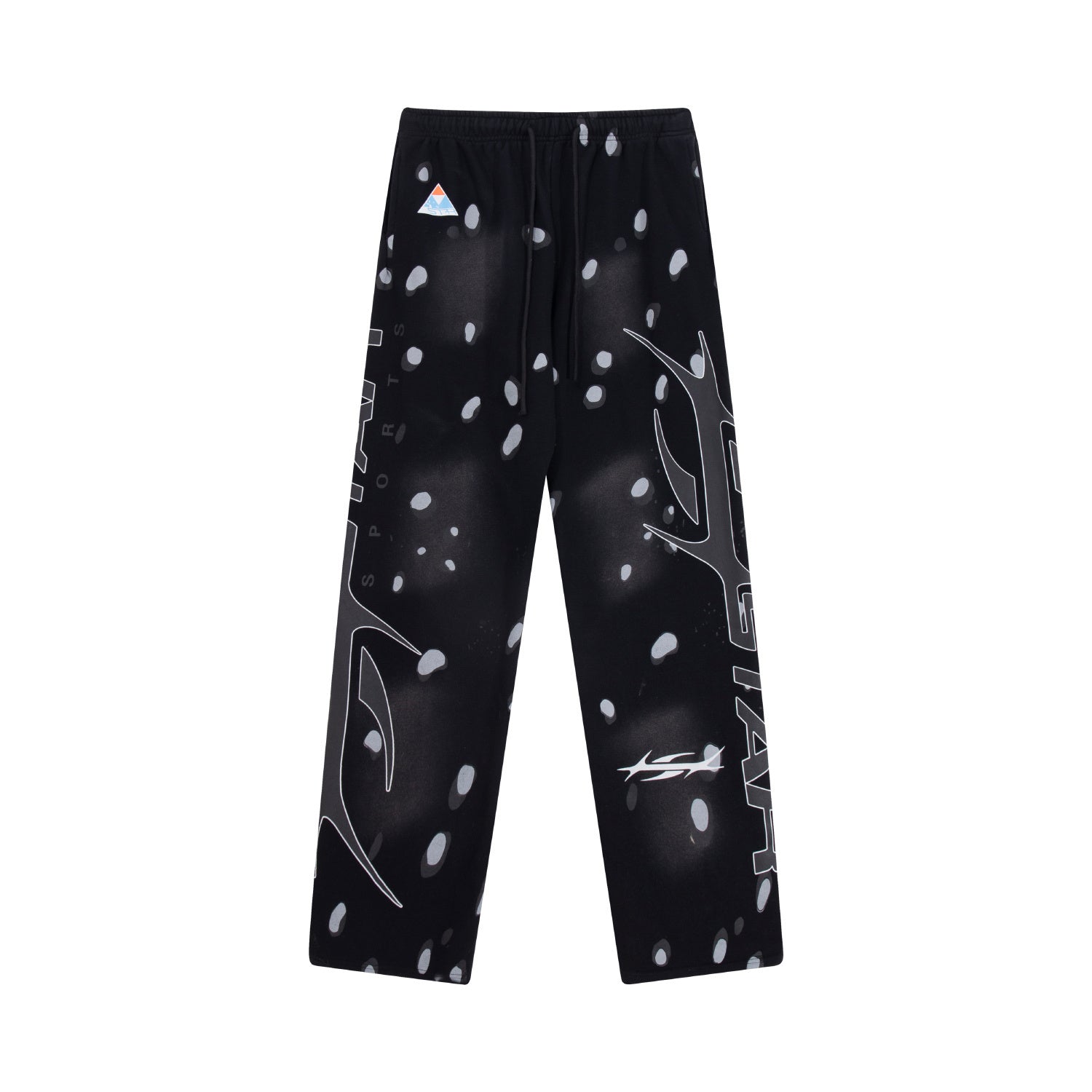Sweatpants Hellstar Athletics Black "Galaxy Splatter"