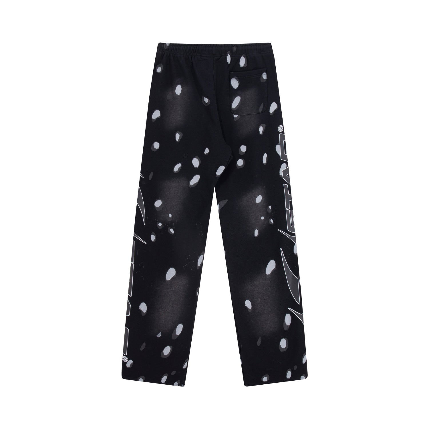 Sweatpants Hellstar Athletics Black "Galaxy Splatter"
