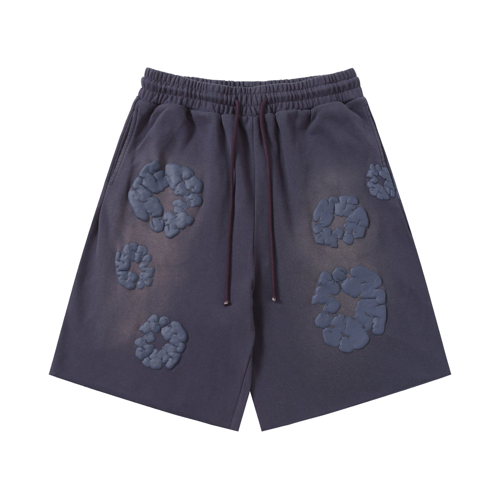 Denim Tears Cotton Wreath Sweatshorts Dark Grey/Blue Tint