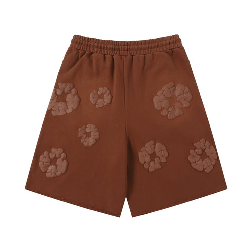 Denim Tears Cotton Wreath Sweatshorts Brown/Tan
