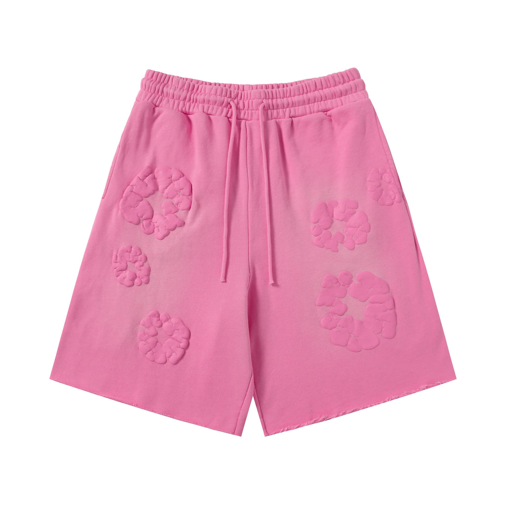 Denim Tears Cotton Wreath Sweatshorts Pink/Pink