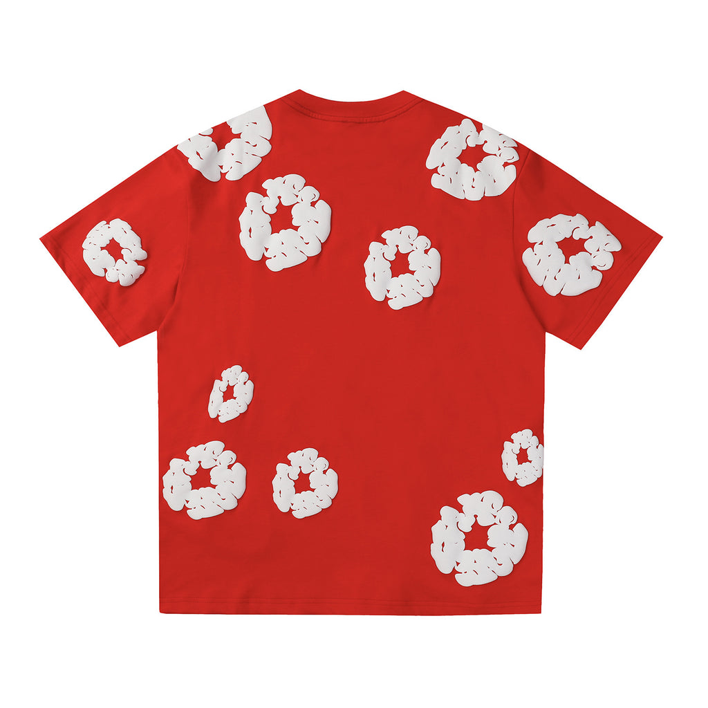 Camisa Denim Tears  Cotton Wreath Tee - (Rojo)