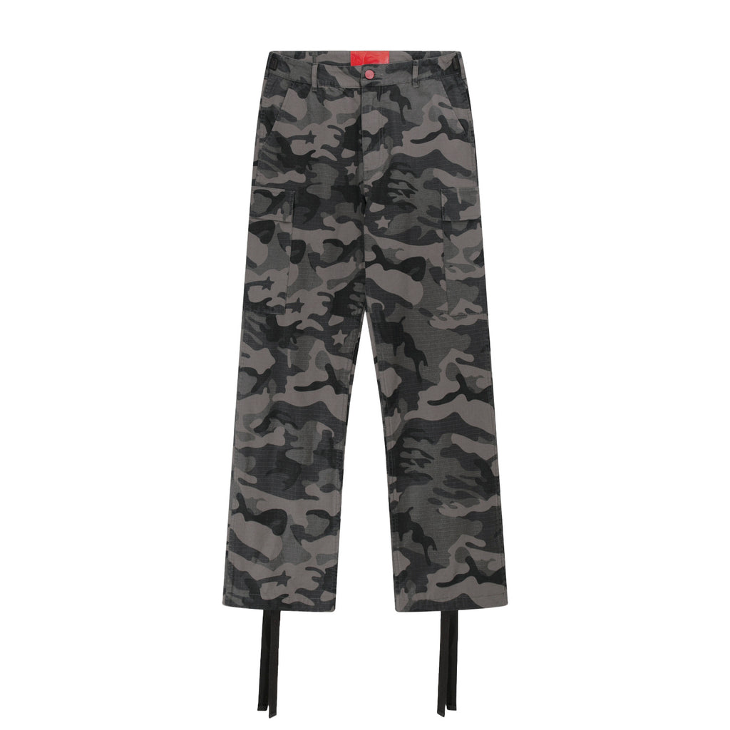 Pants Cargo Hellstar Multi-Pocket Grey Camo