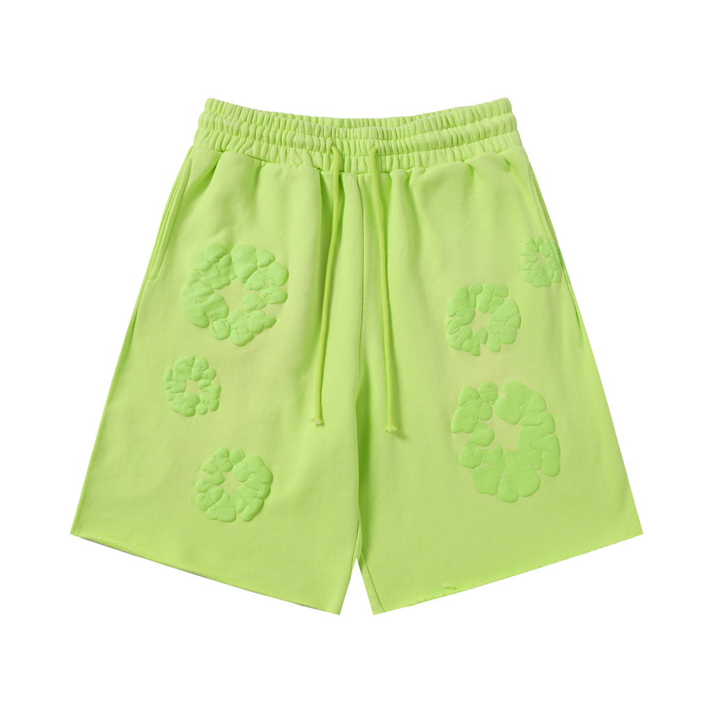 Denim Tears Cotton Wreath Sweatshorts Volt Green/Green