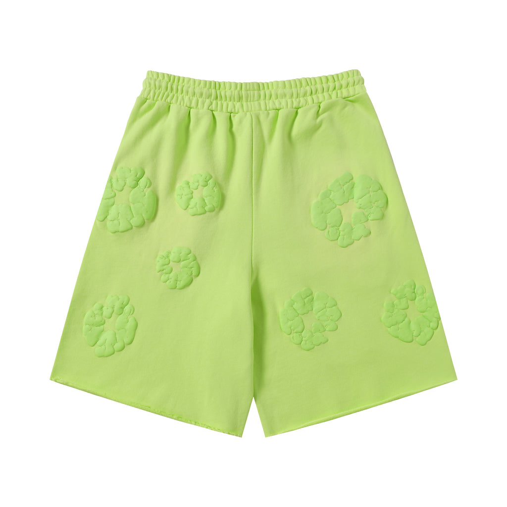 Denim Tears Cotton Wreath Sweatshorts Volt Green/Green