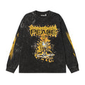 Hoodie Hellstar Records "Peace Skeleton" Long Sleeve