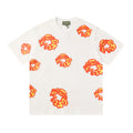 Camisa Denim Tears  Cotton Wreath Tee naranja/amarillo.