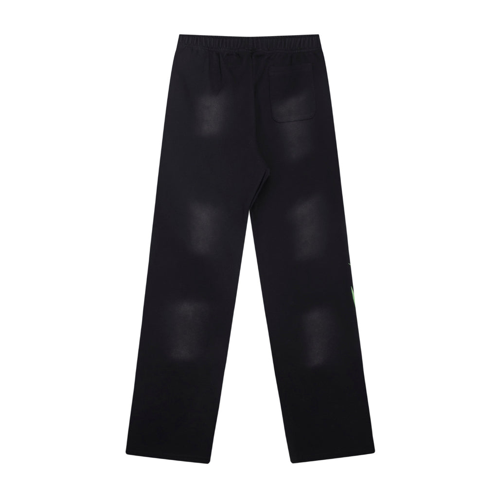 Sweatpants Hellstar Sports Black "Neon Green Velocity"