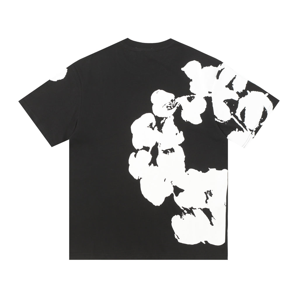 Camisa Denim Tears  Orchid Tee x Bstroy Negro/Blanco.