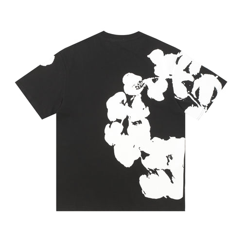 Camisa Denim Tears  Orchid Tee x Bstroy Negro/Blanco.