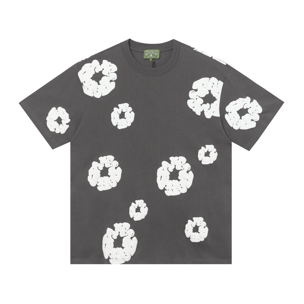 Camisa Denim Tears  Cotton Wreath Tee - Charcoal (Gris Oscuro)