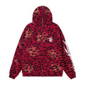 Hoodie Hellstar Athletics Red "Pattern" Full-Zip
