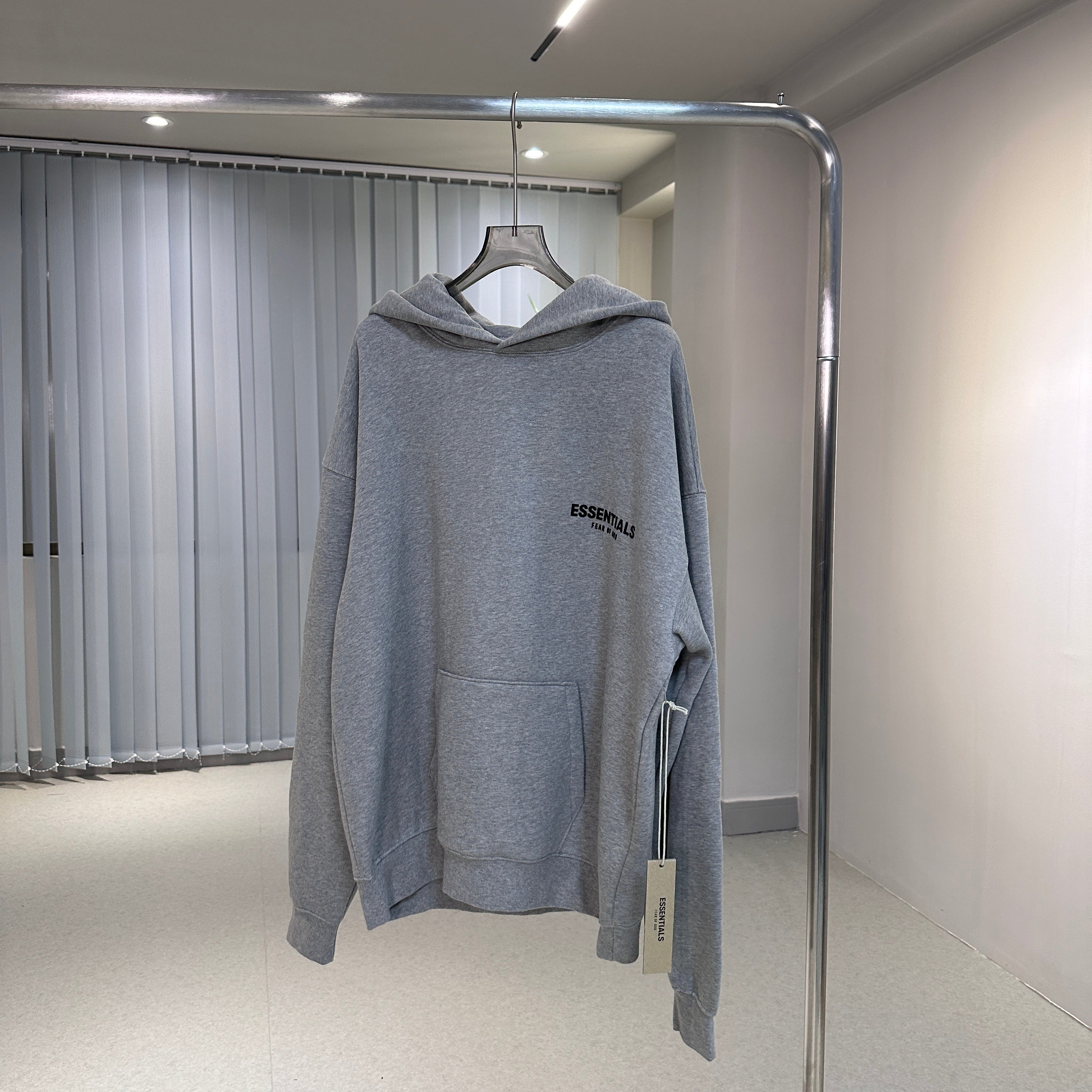 Hoodie Essentials Fear of God - Light Heather Grey