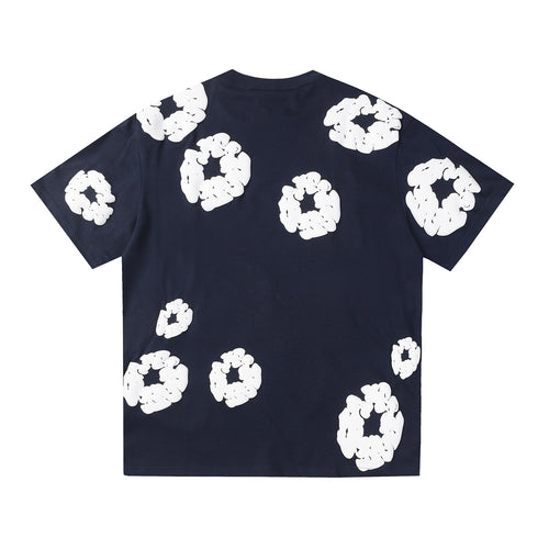 Camisa Denim Tears  Cotton Wreath Tee - (Azul Marino)