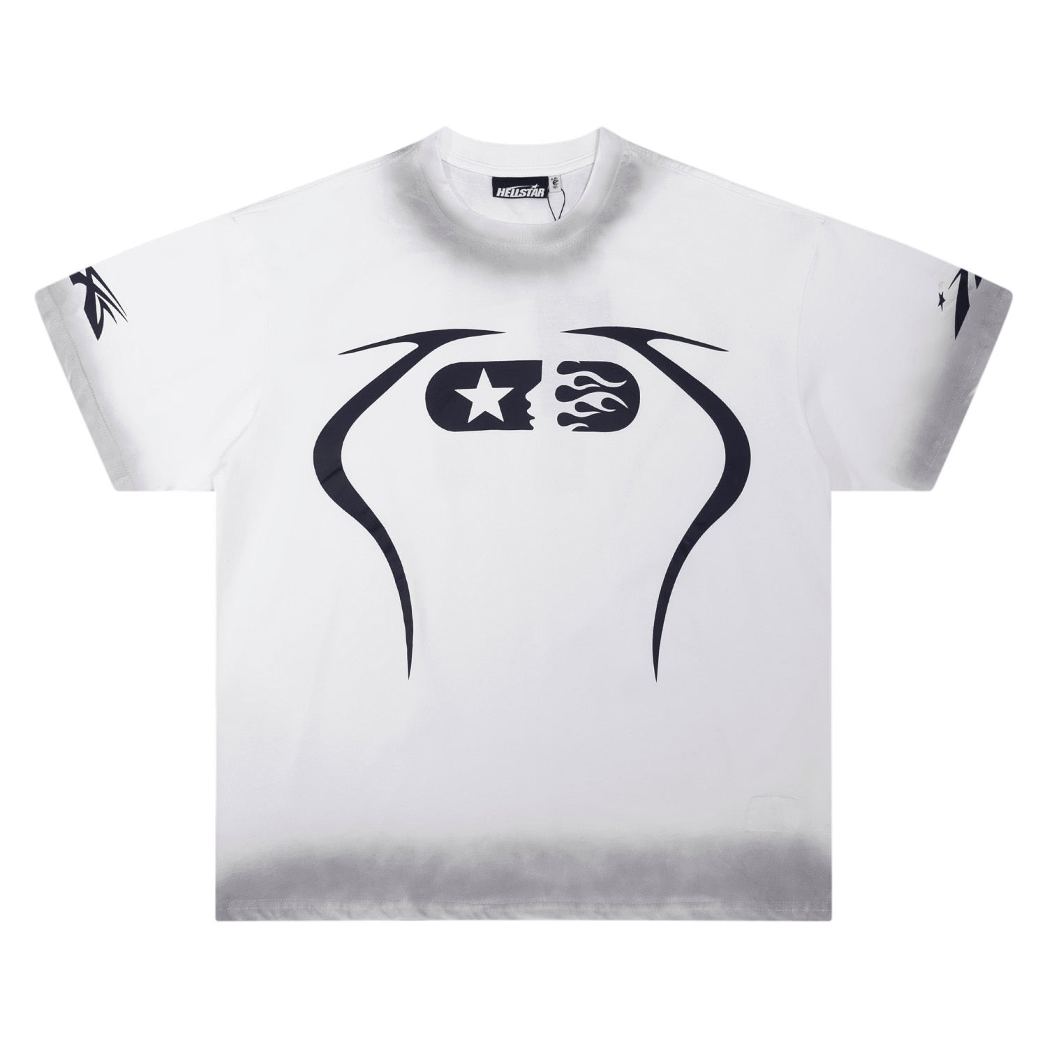 Hellstar Capsule Logo Tee (White/Grey)