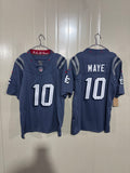 NFL New England Patriots Drake Maye Nike Home Game Jersey