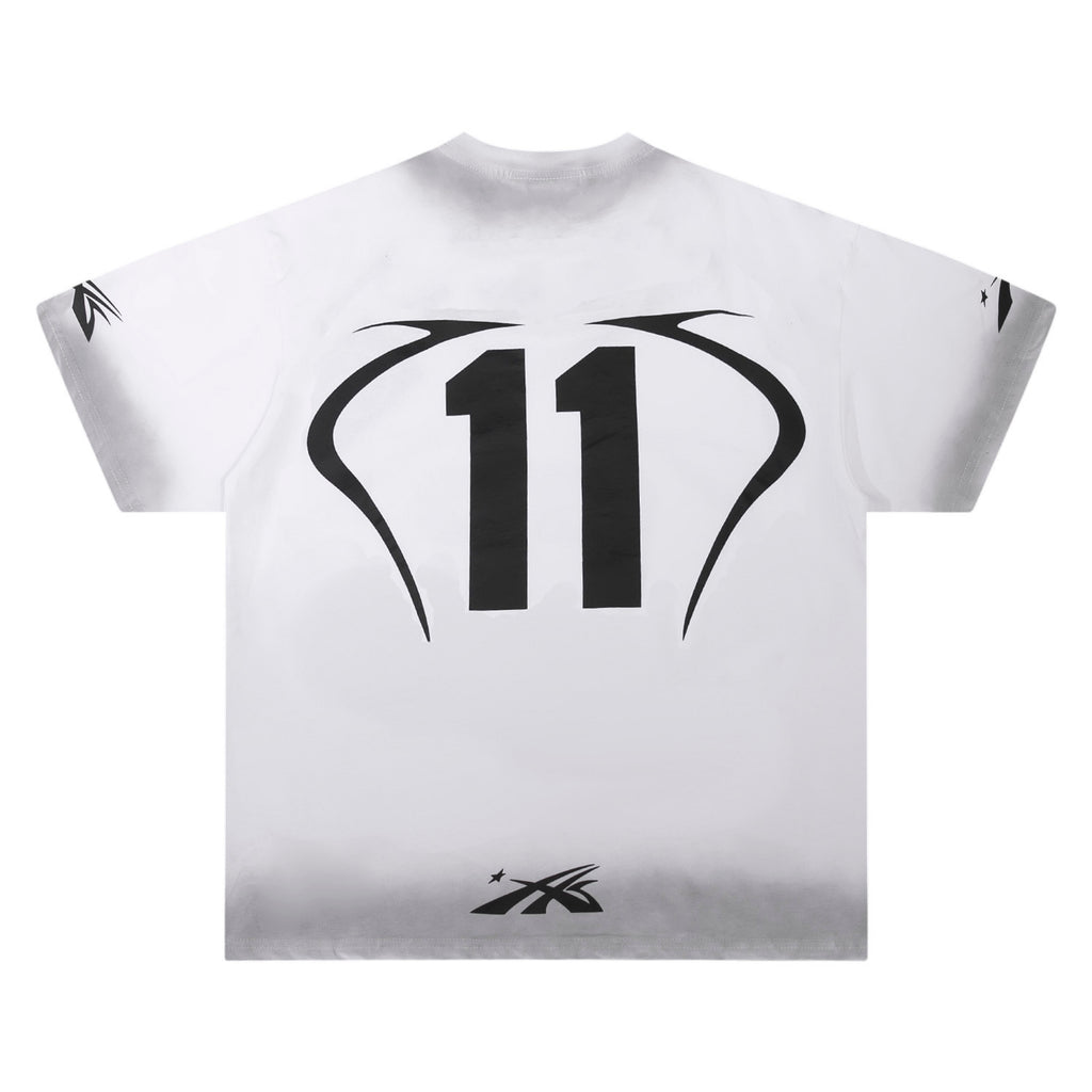 Hellstar Capsule Logo Tee (White/Grey)