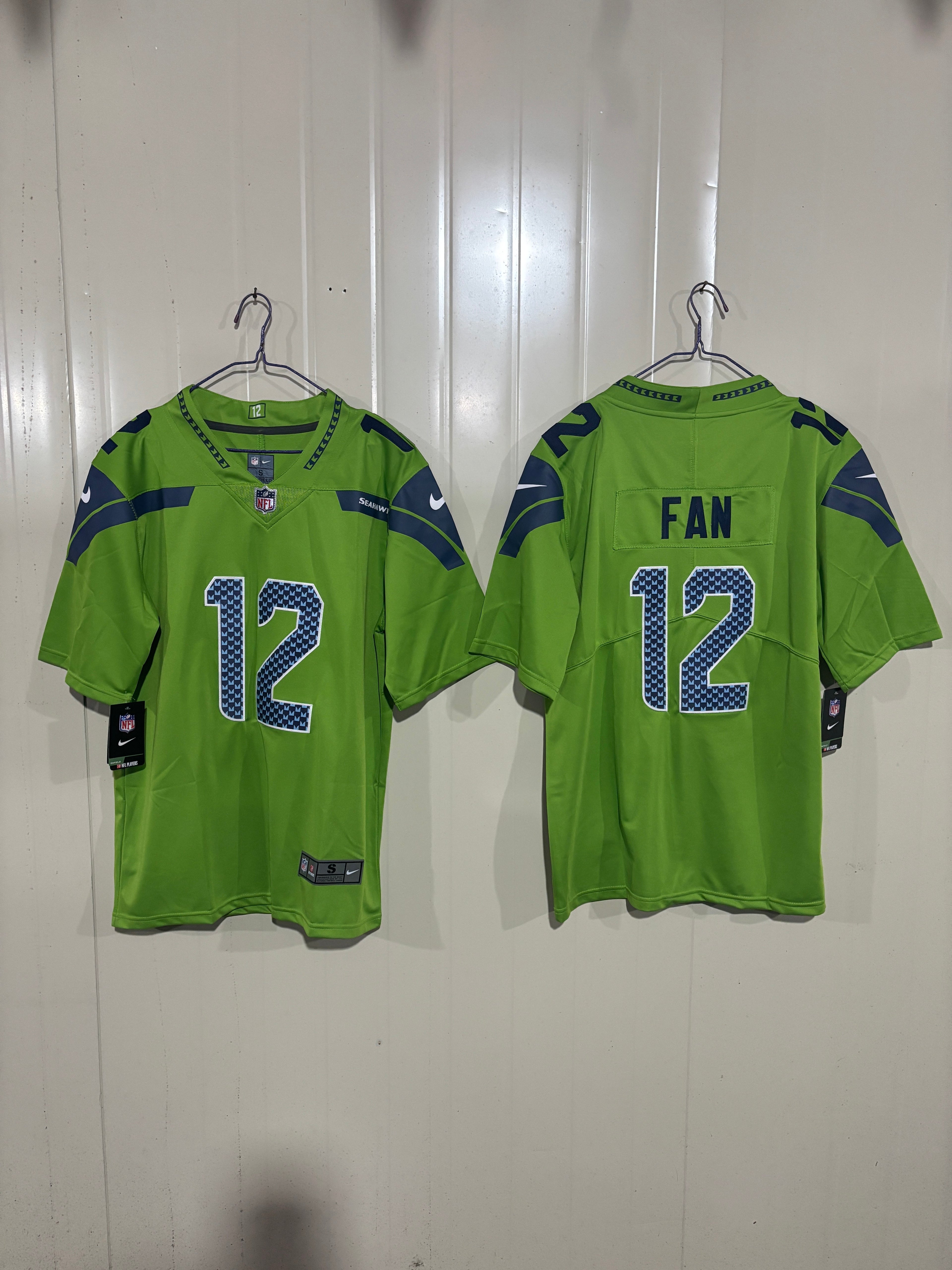 NFL Seattle Seahawks "12 Fan" Nike Alternate Game Jersey (Action Green Edition)