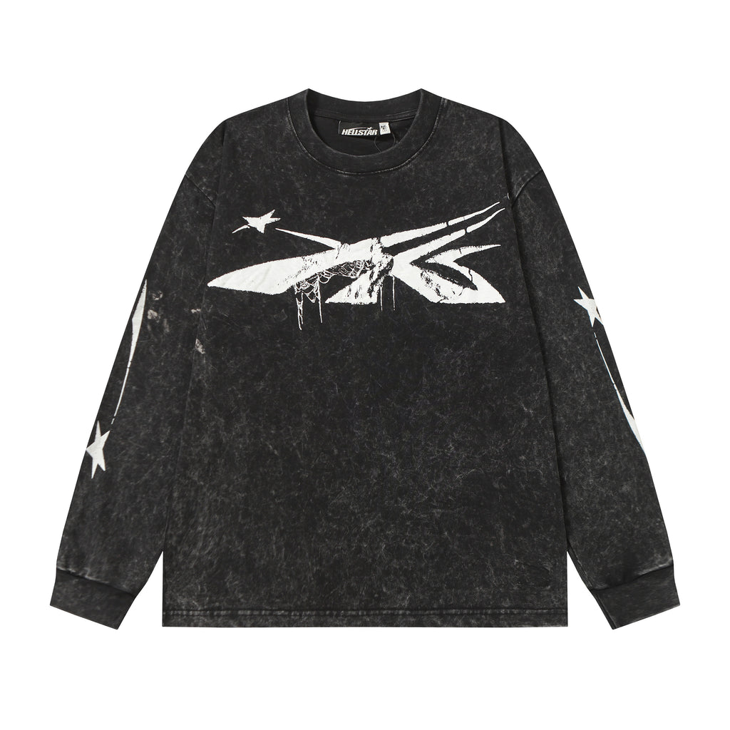 Hoodie Hellstar "Path to Paradise" Black Long Sleeve