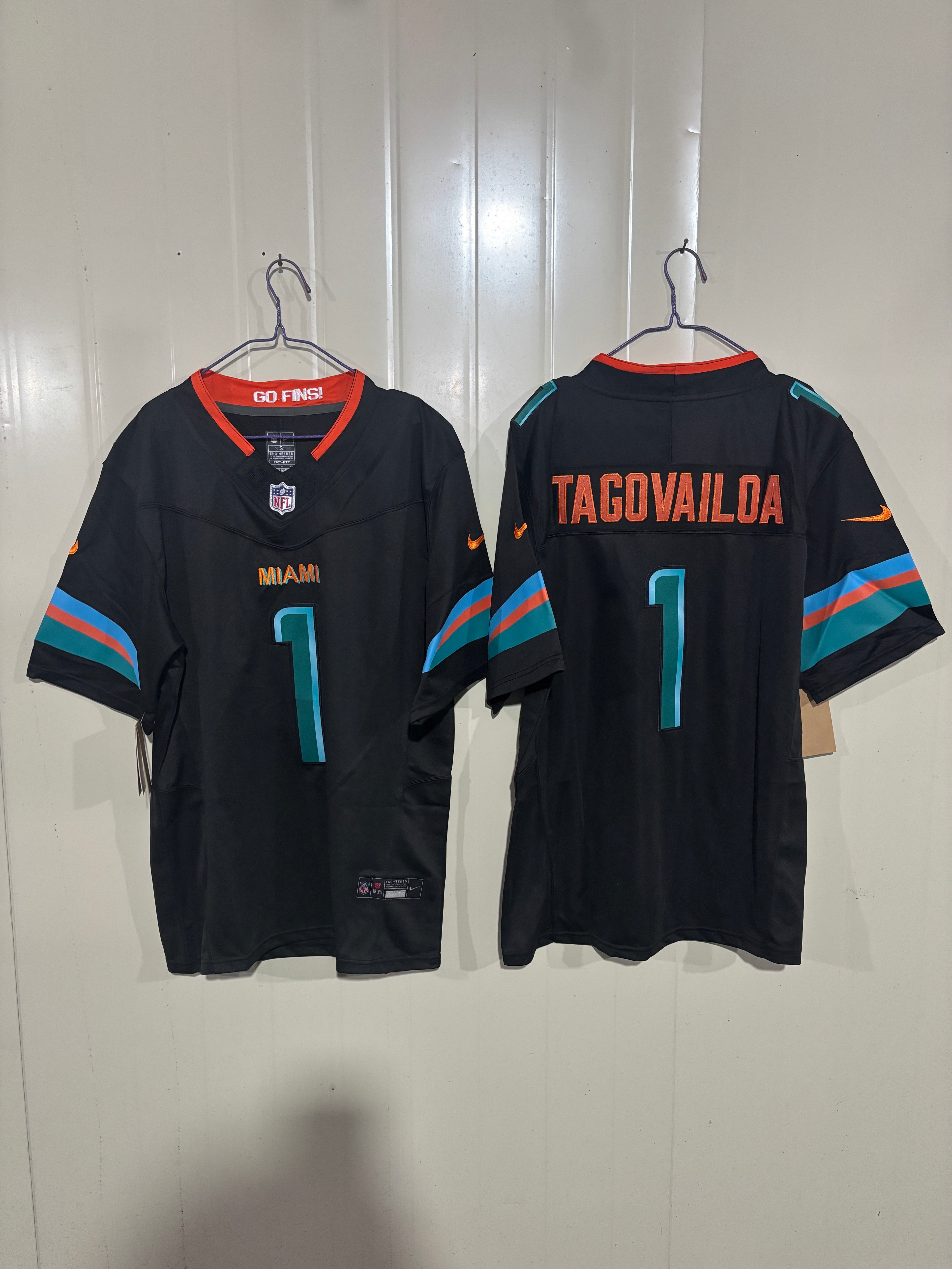 NFL Miami Dolphins Tua Tagovailoa Nike Alternate Lights Out Jersey