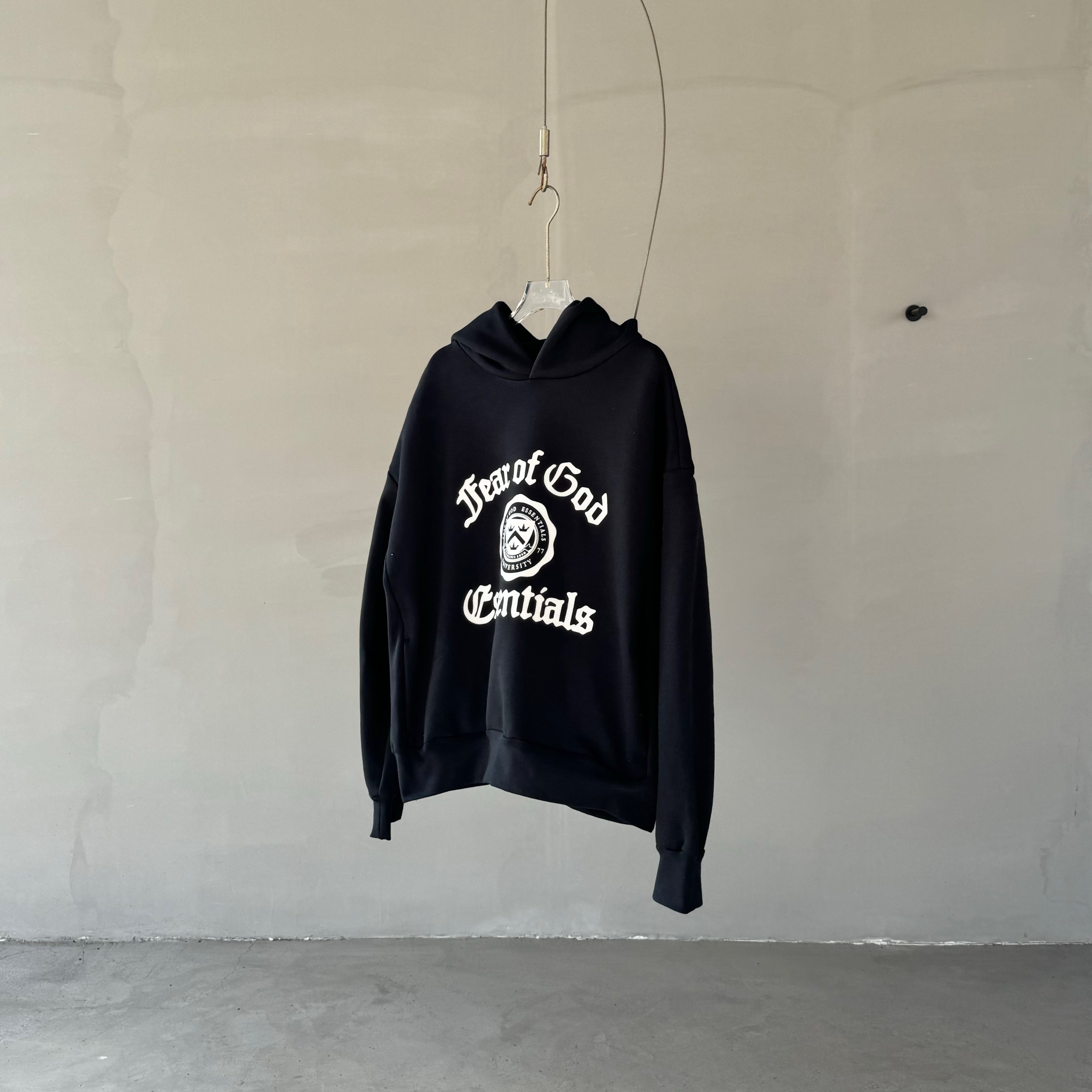 Hoodie Essentials Fear of God - University / Black