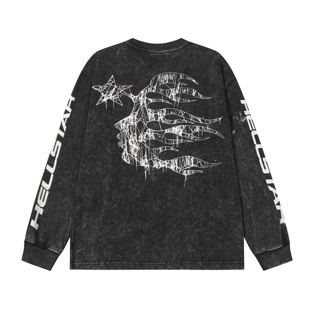 Hoodie Hellstar "Path to Paradise" Black Long Sleeve