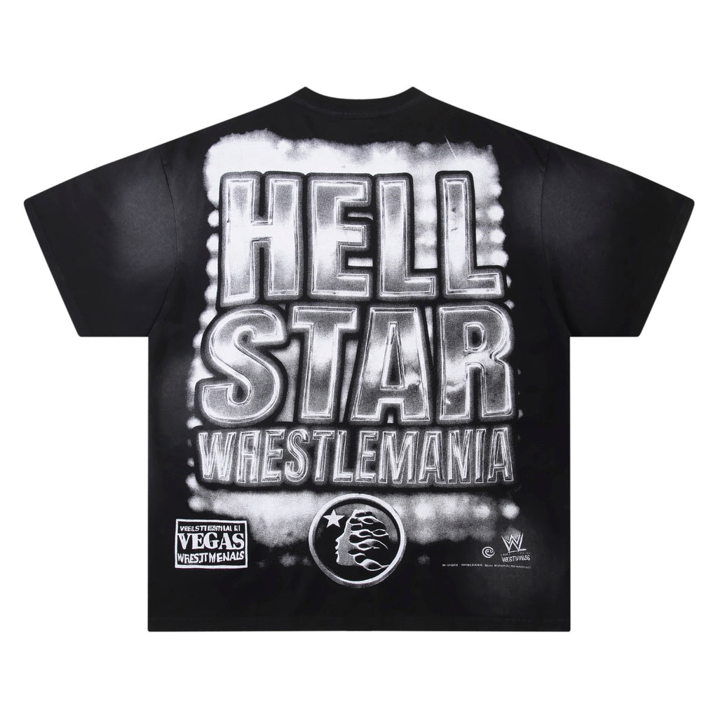 Hellstar x WWE "WrestleMania Vegas" Graphic Tee.