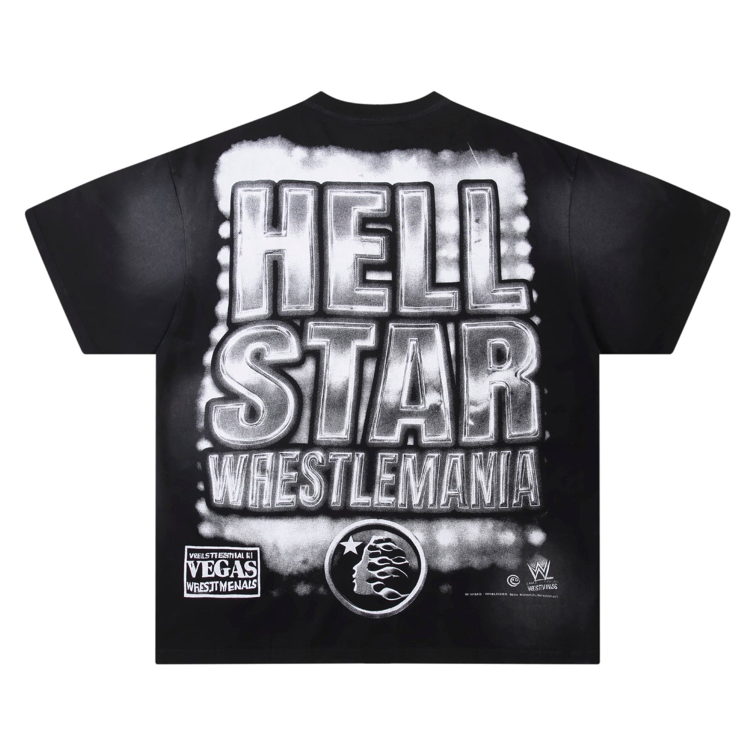 Hellstar x WWE "WrestleMania Vegas" Graphic Tee.