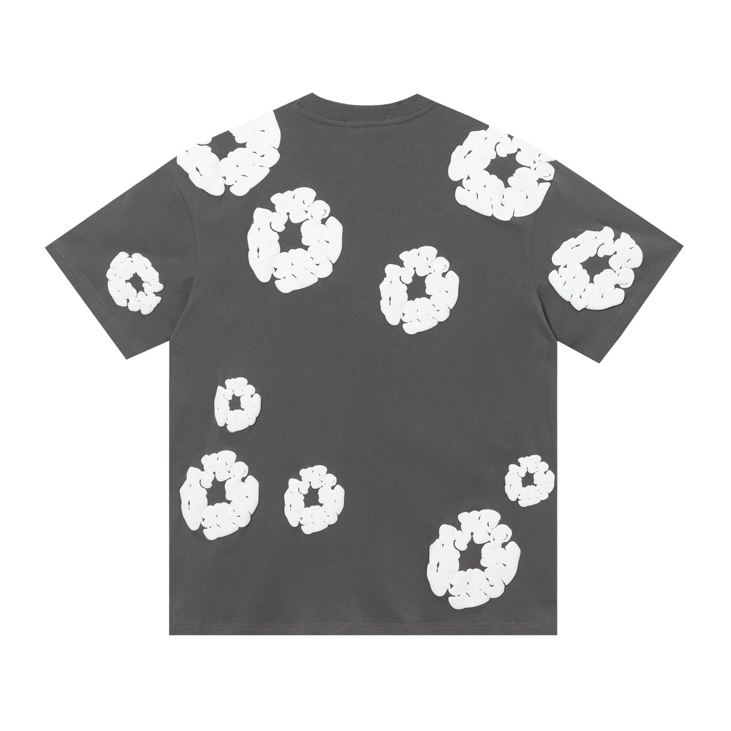 Camisa Denim Tears  Cotton Wreath Tee - Charcoal (Gris Oscuro)
