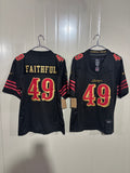 NFL San Francisco 49ers "Faithful 49" Nike Alternate Lights Out Jersey