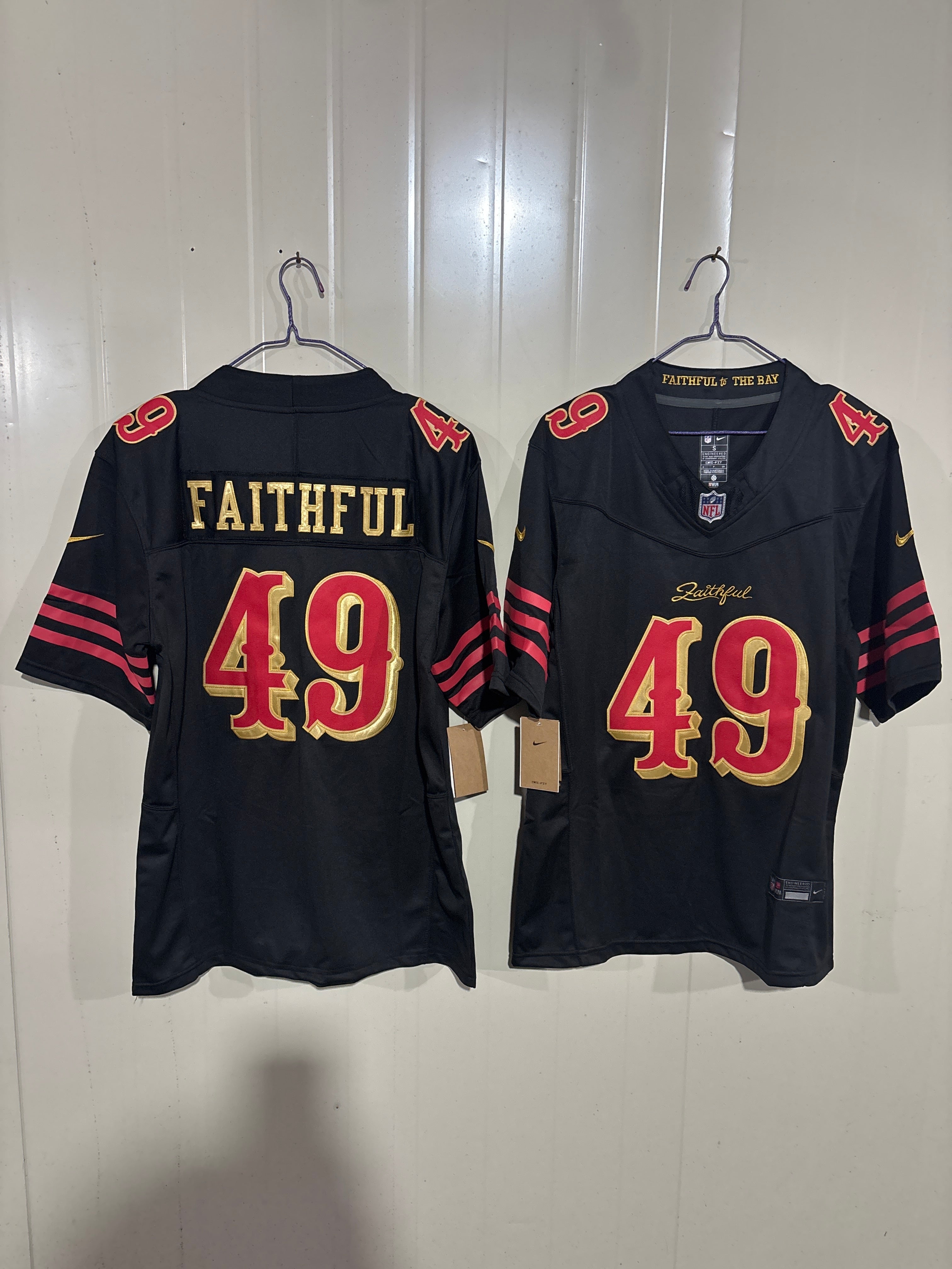 NFL San Francisco 49ers "Faithful 49" Nike Alternate Lights Out Jersey