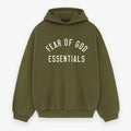 Hoodie Essentials Fear of God - Olive / Khaki