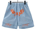 Shorts Sp5der Sky Blue Mesh