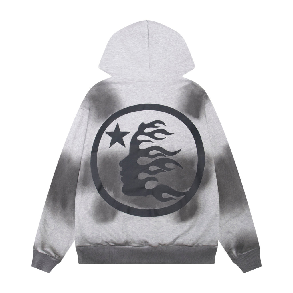 Hoodie Hellstar Athletics "Abstract Wing"  (White Edition)