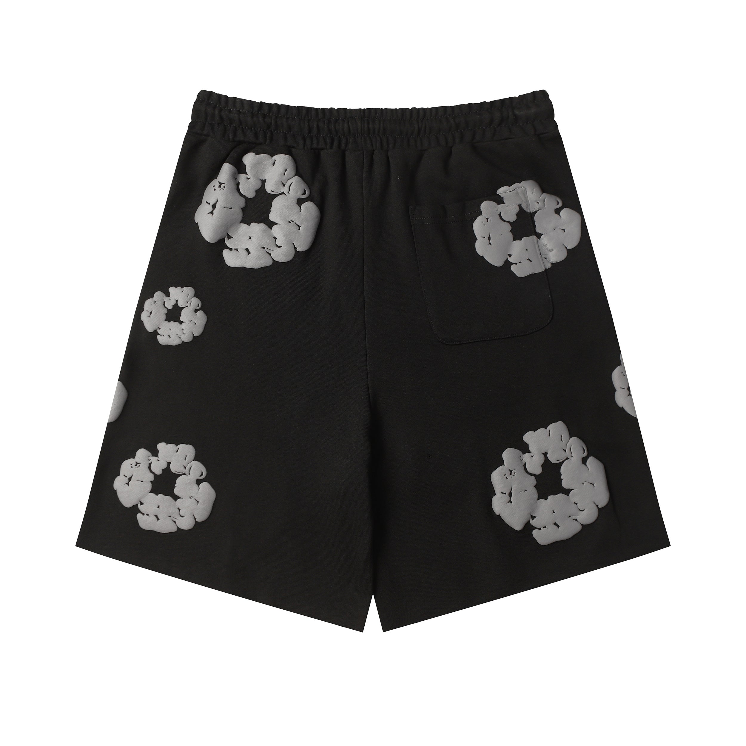 Denim Tears Cotton Wreath Sweatshorts Black/Grey