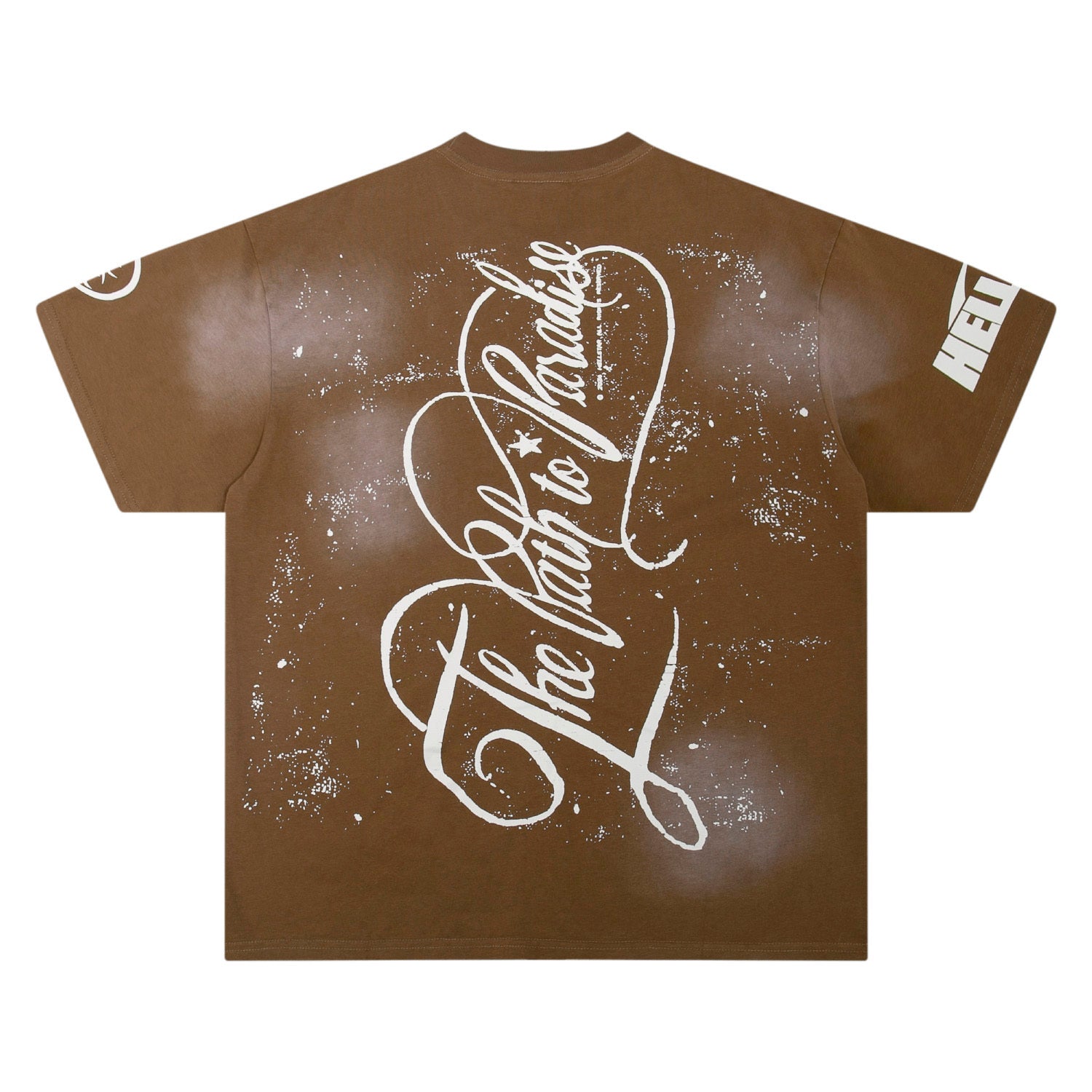 Hellstar "The Path to Paradise" Graphic Tee - Brown.