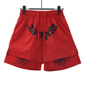 Shorts Sp5der Red Mesh