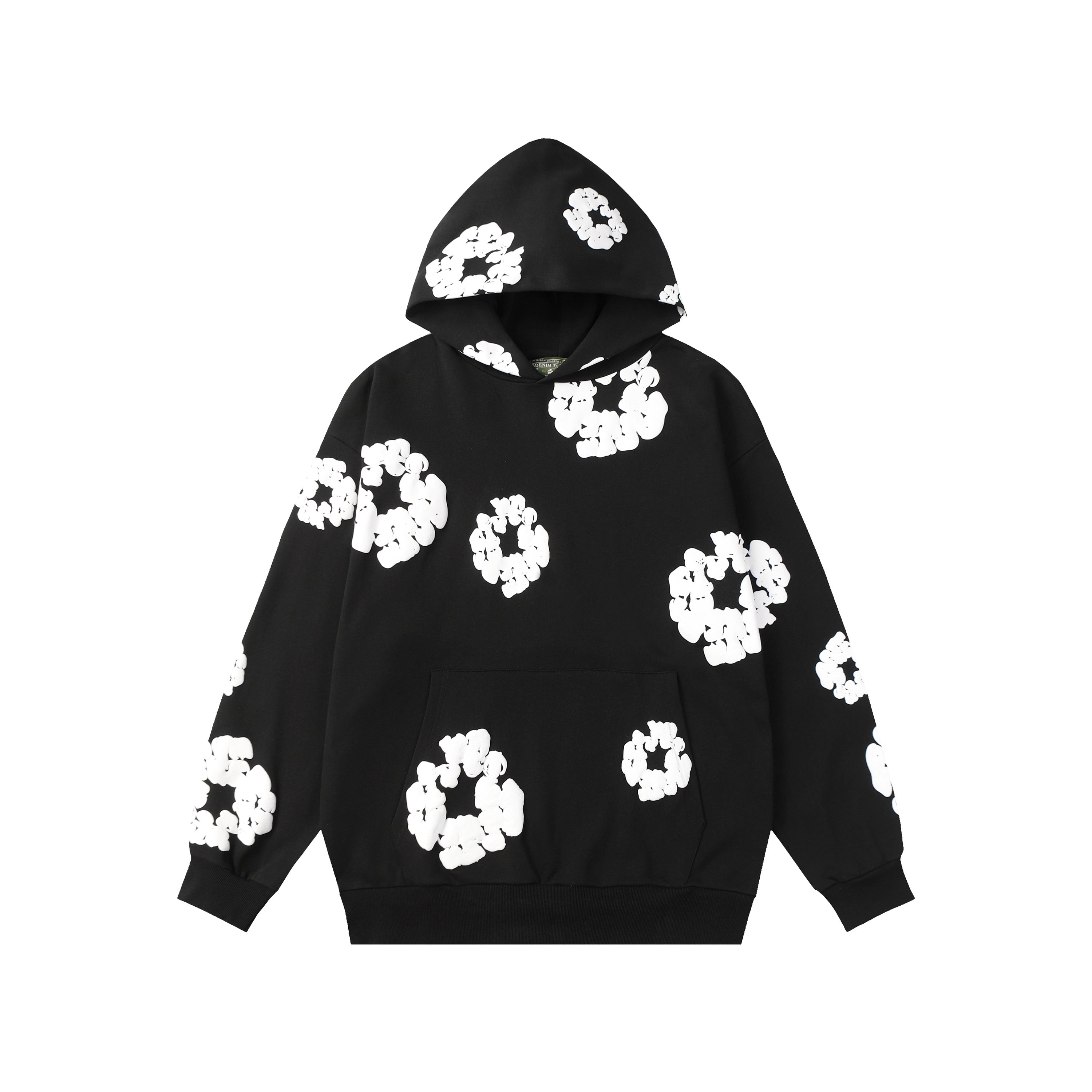 Hoodie Denim Tears Cotton Wreath (Black)