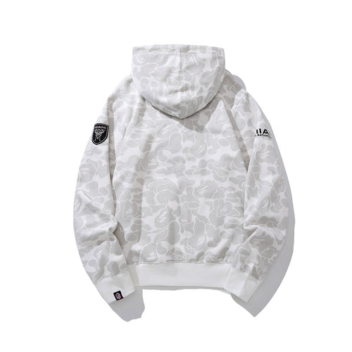 Bape Miami Store Opening Camo Pullover Hoodie White Camo