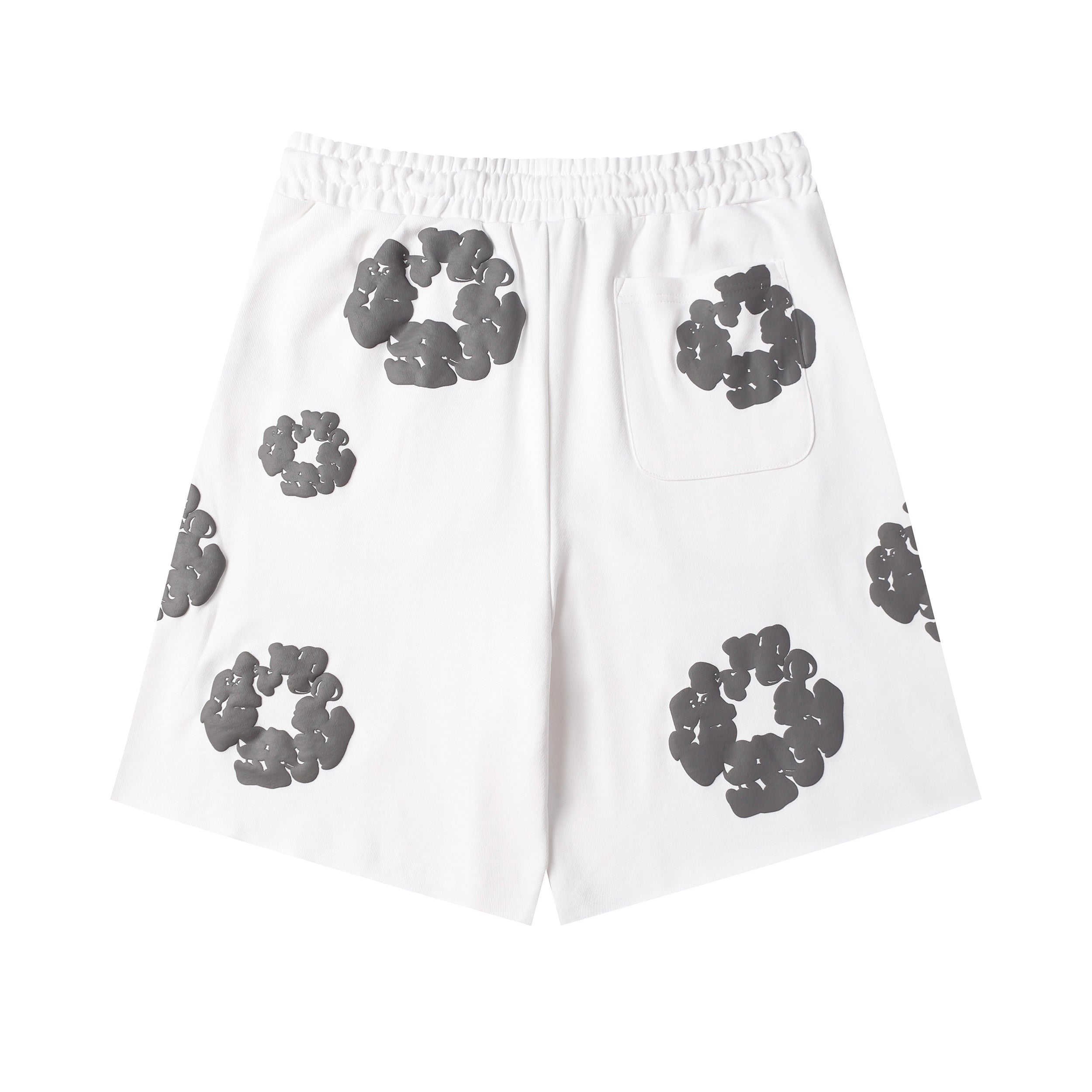 Denim Tears Cotton Wreath Sweatshorts White/Grey