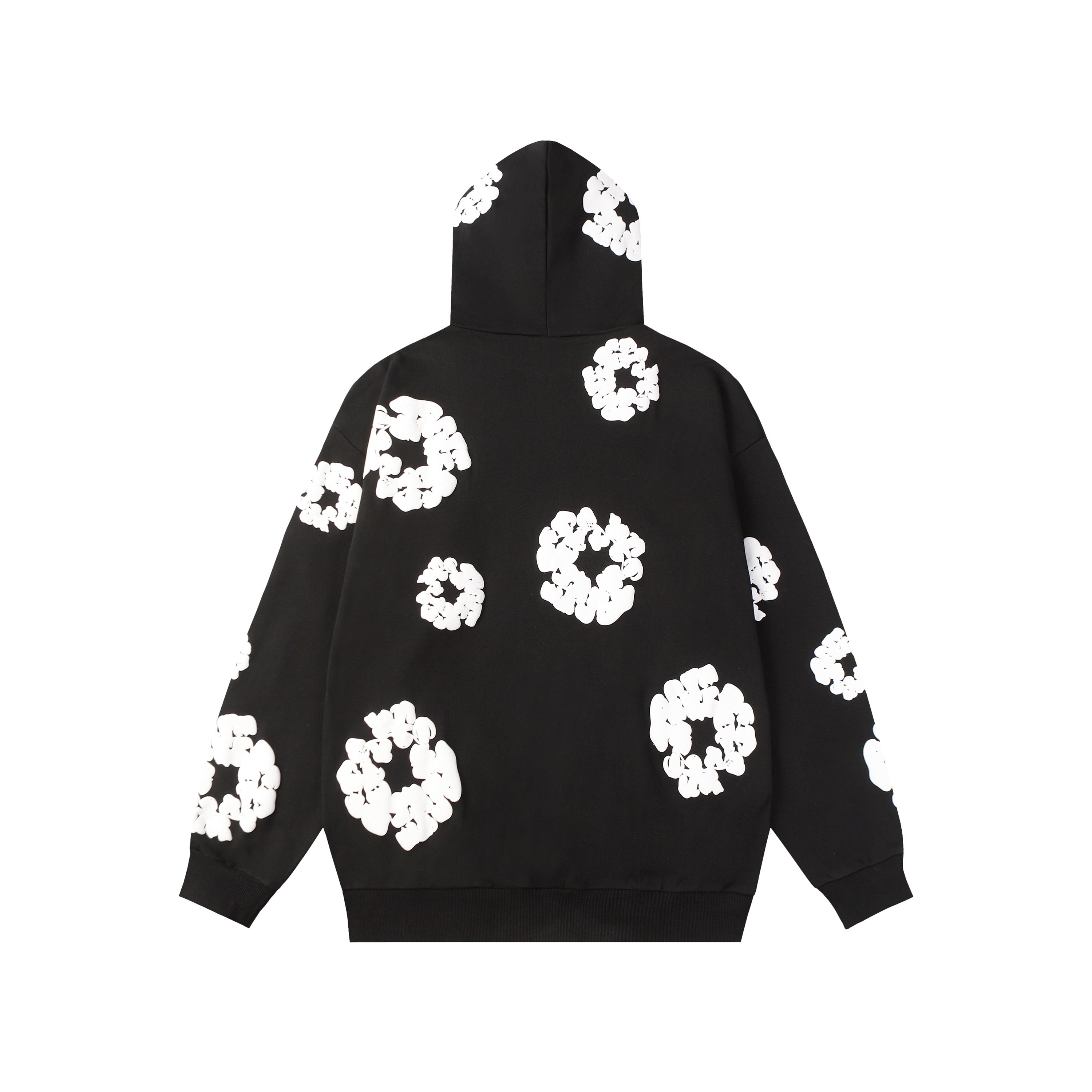 Hoodie Denim Tears Cotton Wreath (Black)