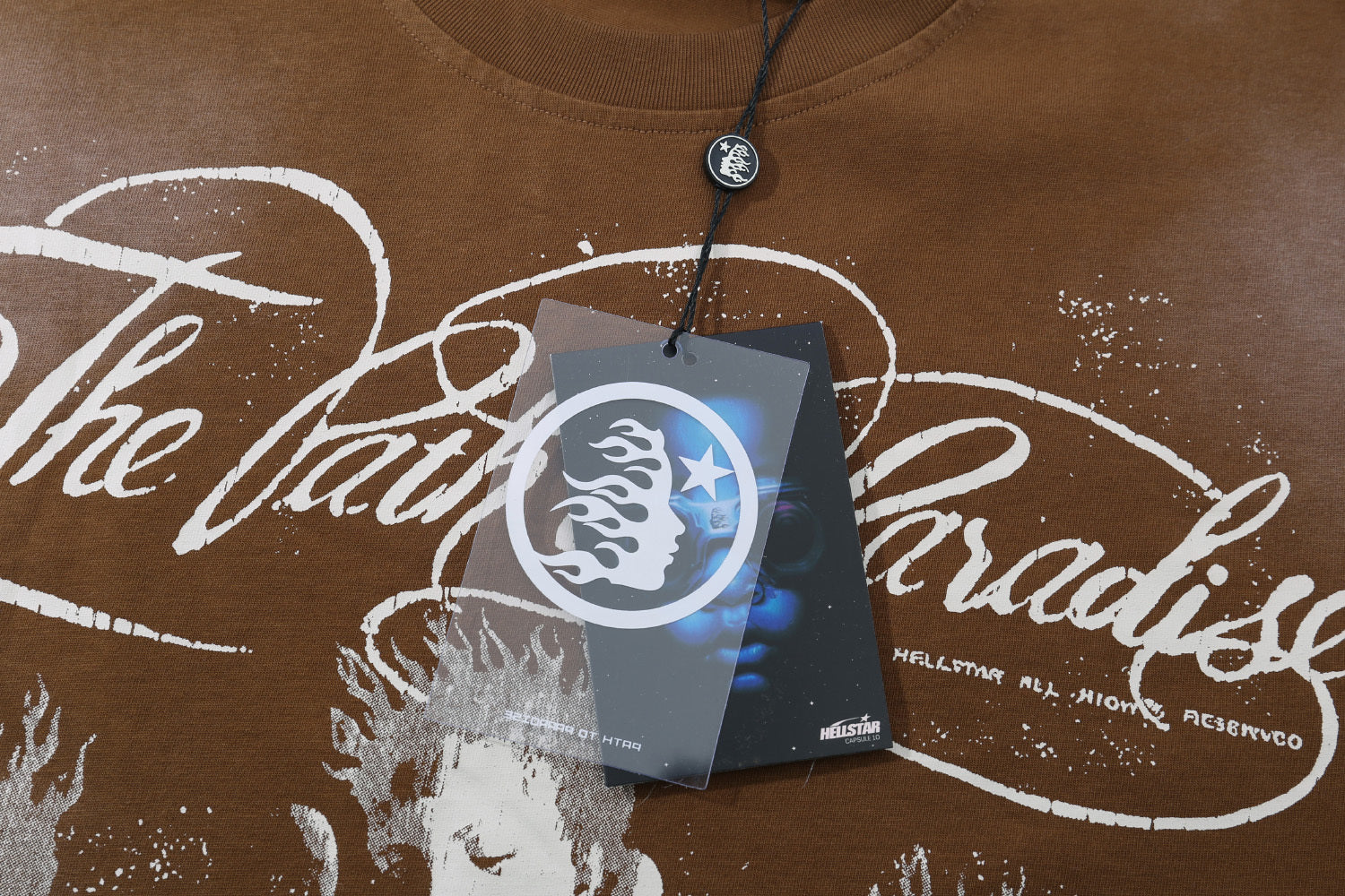 Hellstar "The Path to Paradise" Graphic Tee - Brown.