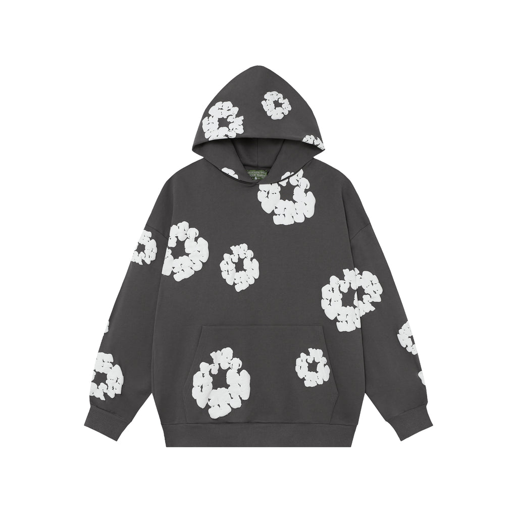 Hoodie Denim Tears Cotton Wreath (Dark Grey / Anthracite)
