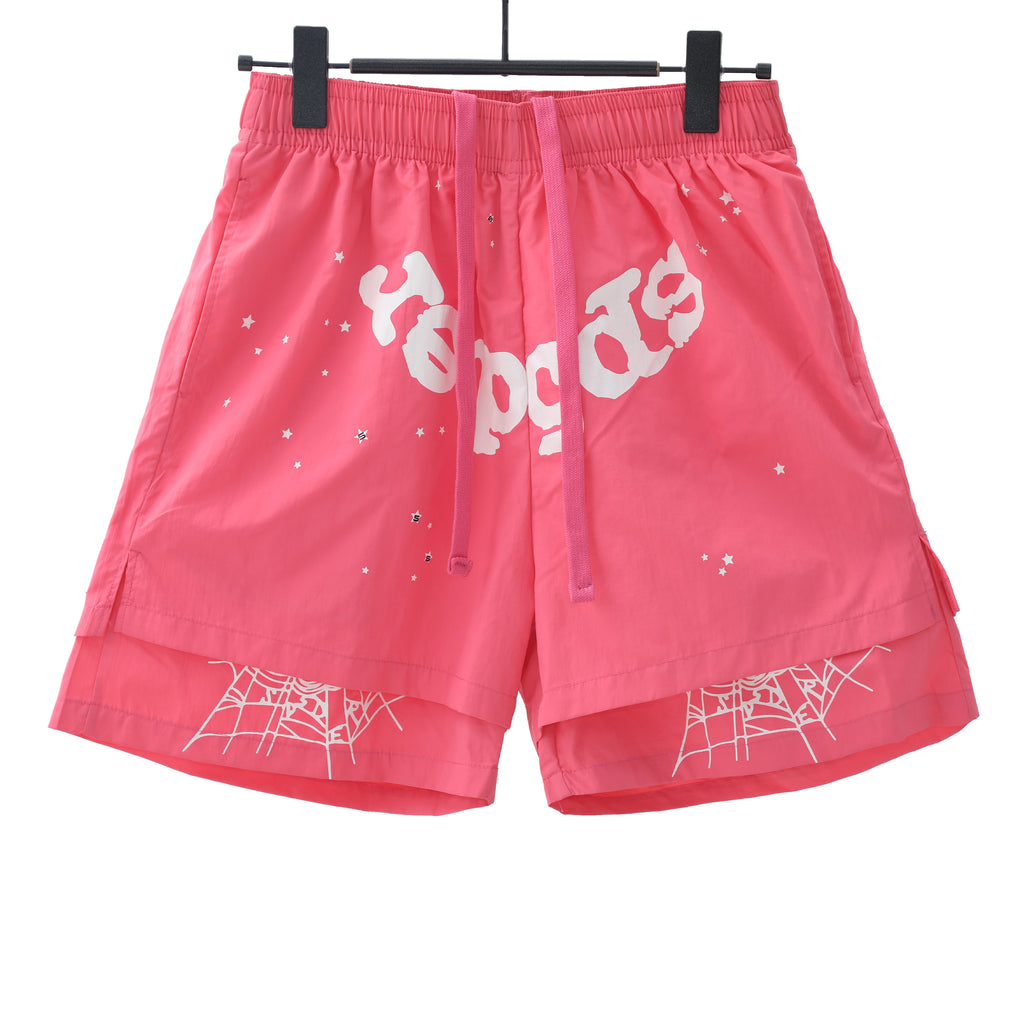 Shorts Sp5der Pink Mesh