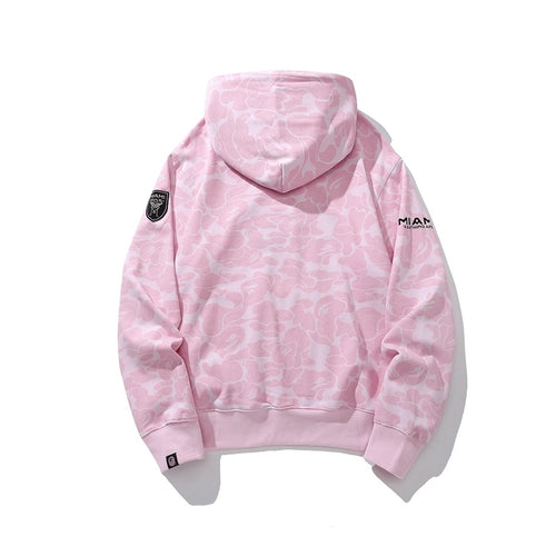 Bape Miami Store Opening Camo Pullover Hoodie Pink Camo