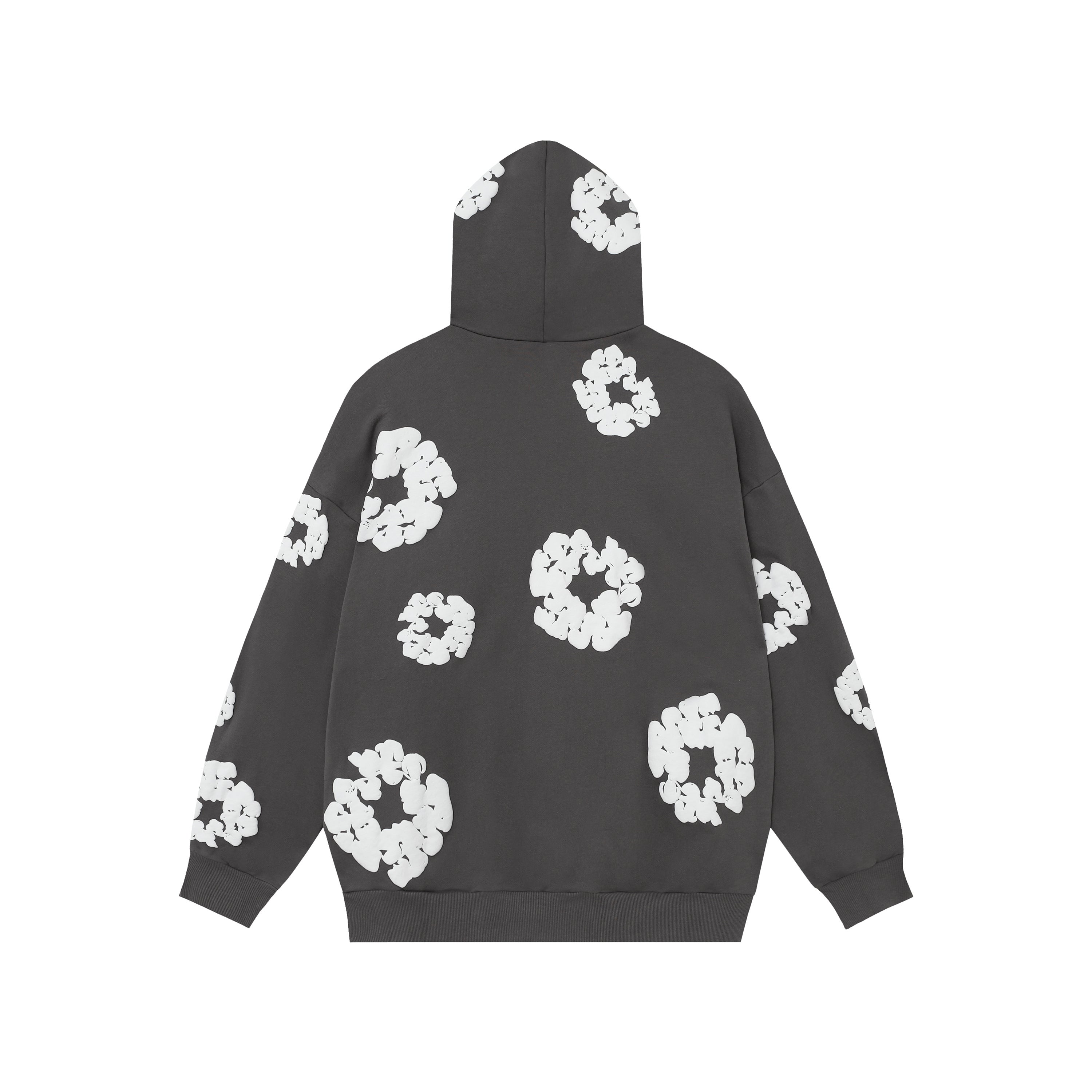 Hoodie Denim Tears Cotton Wreath (Dark Grey / Anthracite)