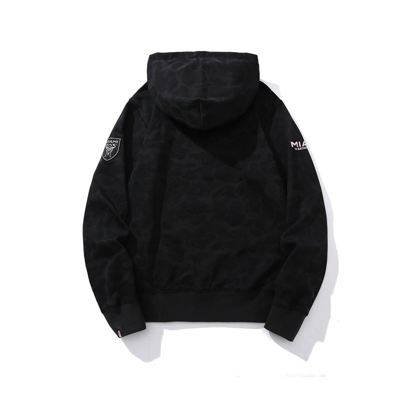 Bape Miami Store Opening Camo Pullover Hoodie Black Camo